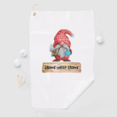 De rookgnoom golfhanddoek (Insitu)