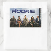 De rookie TV Rechthoekige Sticker (Tas)