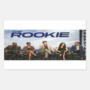 De rookie TV Rechthoekige Sticker
