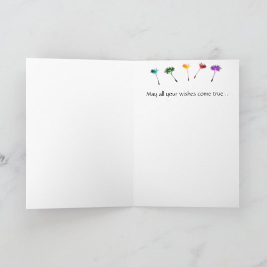 De Rookwolk van de paardebloem, Gelukkige Kaart (Binnen)