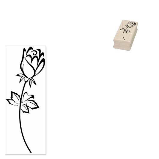 De roos Art Stempel (Gestempeld)