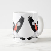 De Roos Breasted Grosbeak Jumbo Mok (Voorkant rechts)