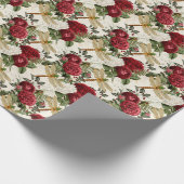 De Roos- en Dragonfly-reeks (ontwerp 1) Cadeaupapier (Hoek)