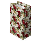 De Roos- en Dragonfly-reeks (ontwerp 1) Klein Cadeauzakje (Achterkant Gekanteld)