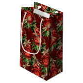 De Roos- en Dragonfly-reeks (ontwerp 5) Klein Cadeauzakje (Achterkant Gekanteld)