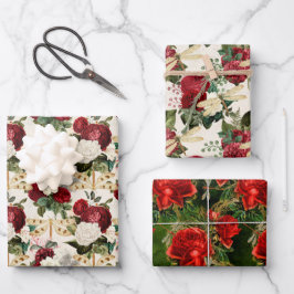 De Roos- en Dragonfly-serie (Design4) Inpakpapier Vel