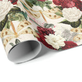 De Roos en Dragonfly serie (Design 10) Cadeaupapier (Rol Hoek)