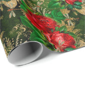 De Roos en Dragonfly serie (Design 13) Cadeaupapier (Rol Hoek)