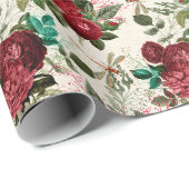 De Roos en Dragonfly serie (Design 14) Cadeaupapier (Rol Hoek)