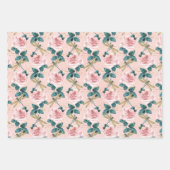 De Roos en Dragonfly serie (Design 2) Inpakpapier Vel (Voorkant 3)