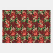 De Roos en Dragonfly serie (Design 2) Inpakpapier Vel (Voorkant 2)