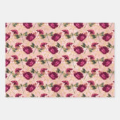 De Roos en Dragonfly serie (Design 2) Inpakpapier Vel (Voorkant)