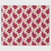 De Roos en Dragonfly serie (Design 3) Cadeaupapier (Vlak)