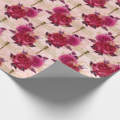 De Roos en Dragonfly serie (Design 3) Cadeaupapier (Hoek)