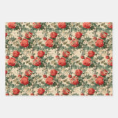 De Roos en Dragonfly serie (Design 3) Inpakpapier Vel (Voorkant 3)