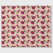 De Roos en Dragonfly serie (Design 4) Cadeaupapier (Vlak)