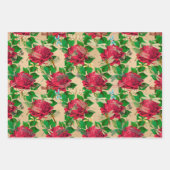 De Roos en Dragonfly serie (Design 6) Inpakpapier Vel (Voorkant)