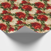De Roos en Libel Serie (Ontwerp 17) Cadeaupapier (Hoek)