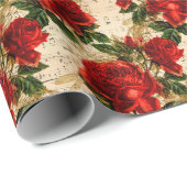 De Roos en Libel Serie (Ontwerp 17) Cadeaupapier (Rol Hoek)