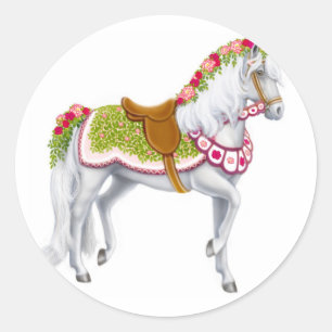 De Roos Paard Sticker
