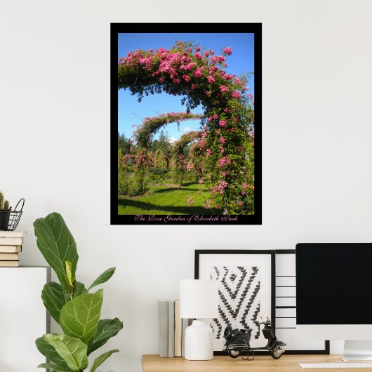 De Roos tuin van het Poster Elizabeth Park (Thuiskantoor)