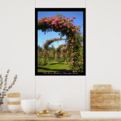 De Roos tuin van het Poster Elizabeth Park (Keuken)