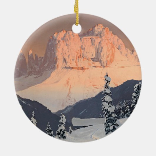 De Roos tuin van Saint-Cyprian Keramisch Ornament (Achterkant)