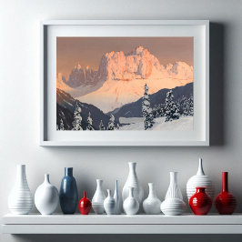 De Roos tuin van Saint-Cyprian Poster