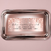 De Roos van de lichte Drijvende de Blush Etiketten