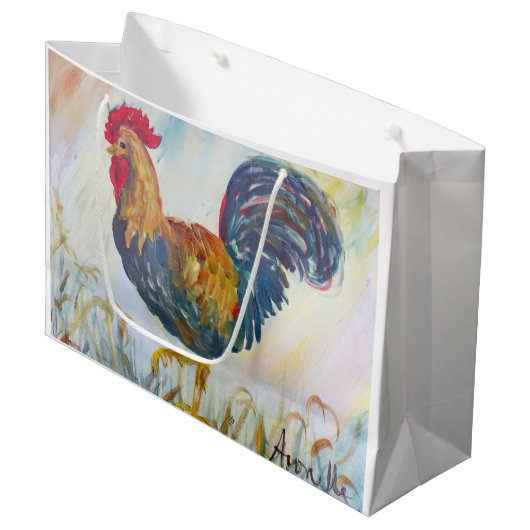 De Rooser op White Large Cadeautasje (Voorkant Gekanteld)