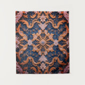 De rooskleurige omhelzing van Queen Wandkleed (Voorkant)