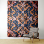 De rooskleurige omhelzing van Queen Wandkleed (In situ)