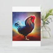 De Rooster Bedankkaart (Staand voorkant)