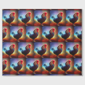 De Rooster Cadeaupapier (Vlak)