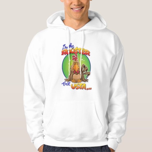 De Rooster die Usta Hoodie (Voorkant)