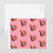 De roosters briefkaart (Voorkant / Achterkant)