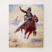De Roping Range Cowboy William Robinson Leigh Legpuzzel (Verticaal)