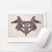 De Rorschach Test Ink Blots Bord 1 Bat, Moth Muismat (Met muis)