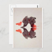 De Rorschach Test Ink Blots Bord 2 Briefkaart (Voorkant / Achterkant)