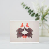 De Rorschach Test Ink Blots Bord 2 Briefkaart (Staand voorkant)