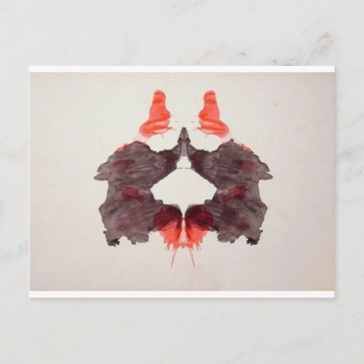 De Rorschach Test Ink Blots Bord 2 Briefkaart (Voorkant)