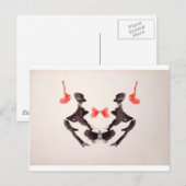 De Rorschach Test Ink Blots Bord 3 Briefkaart (Voorkant / Achterkant)