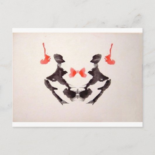 De Rorschach Test Ink Blots Bord 3 Briefkaart (Voorkant)