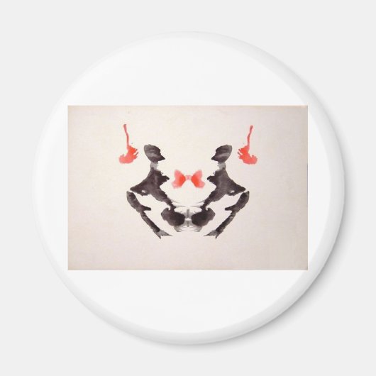 De Rorschach Test Ink Blots Bord 3 Twee Mensen Magneet (Voorkant)