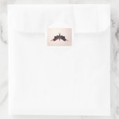De Rorschach Test Ink Blots Bord 5 vleermuismot Ronde Sticker (Tas)