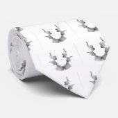 De Rorschach Test Ink Blots Bord 7 koppen Stropdas (Opgerold)