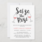 De Rosé Wine Tasting Party Kaart (Voorkant)