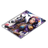 De Rosebud serie-Steampunk Rosebud & Haar Paard Notitieboek (Linkerzijde)