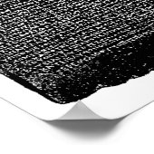 De Rosetta Stone Egyptian Granodiorite Stele Poster (Hoek)