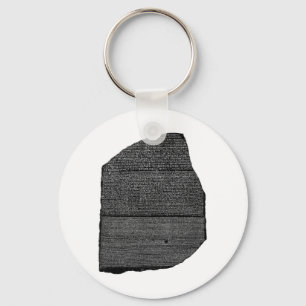 De Rosetta Stone Egyptian Granodiorite Stele Sleutelhanger